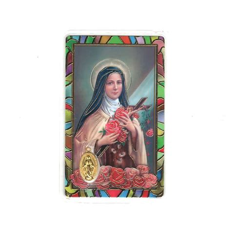 St Thérèse of Lisieux Prayer Card | Savelli Religious