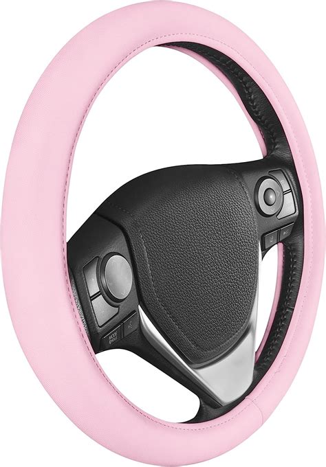 Bdk Funda Para Volante De Color Rosa Ultra Suave Estilo Unisex