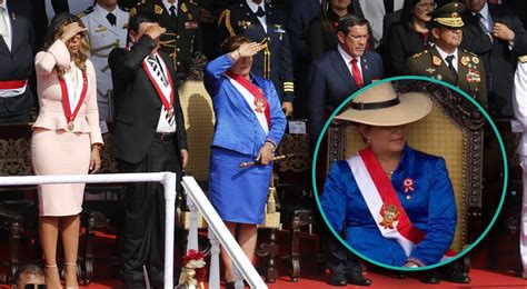 Desfile Militar 2023 Dina Boluarte Es Captada Con Sombrero Y