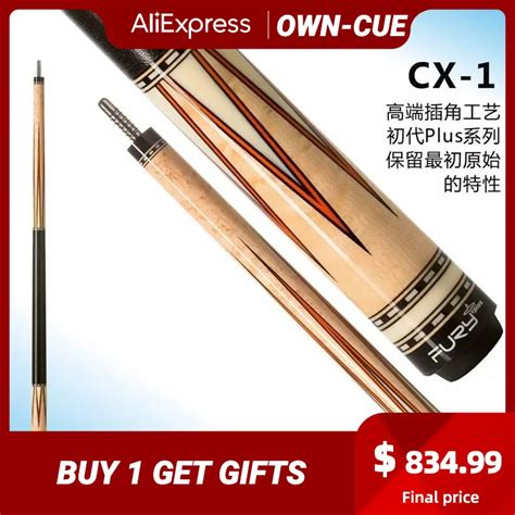 Fury Cx Series Pool Cue Stick Billiard Cue Mm Kamui Original Tip High