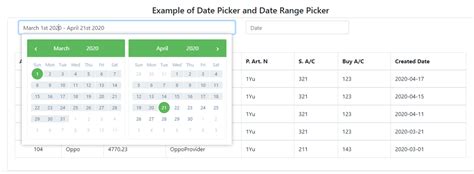 Ngx Bootstrap Daterange Picker And Date Picker