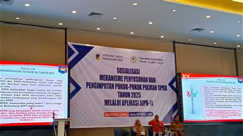 Sosialisasi Penyusunan Pokir Dprd Tahun Melalui Sipd Ri Youtube