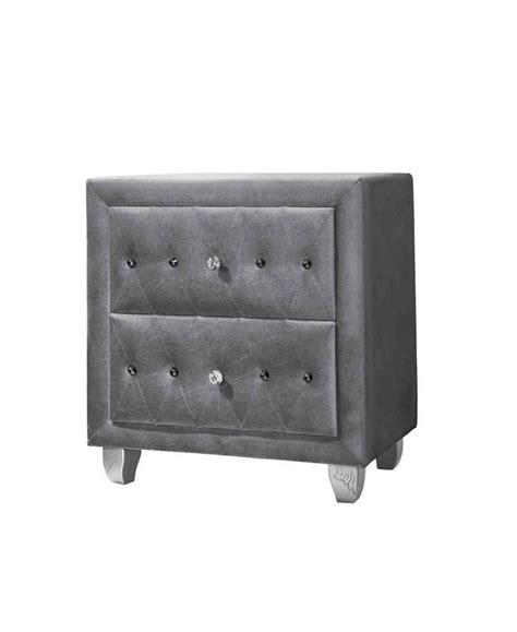 Macy S Coaster Home Furnishings Deanna Upholstered Drawer Nightstand