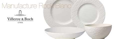 Villeroy Boch Manufacture Rock Blanc Collection Crystal Classics