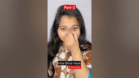 Shorts Viral Bindi Hack Tried New Hacks🤯🥹 Viral Shortsfeed Trending Viralhacks Bindi 100k