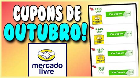 Resgate Agora Novos Cupons De Desconto Do Mercado Livre Funcionando