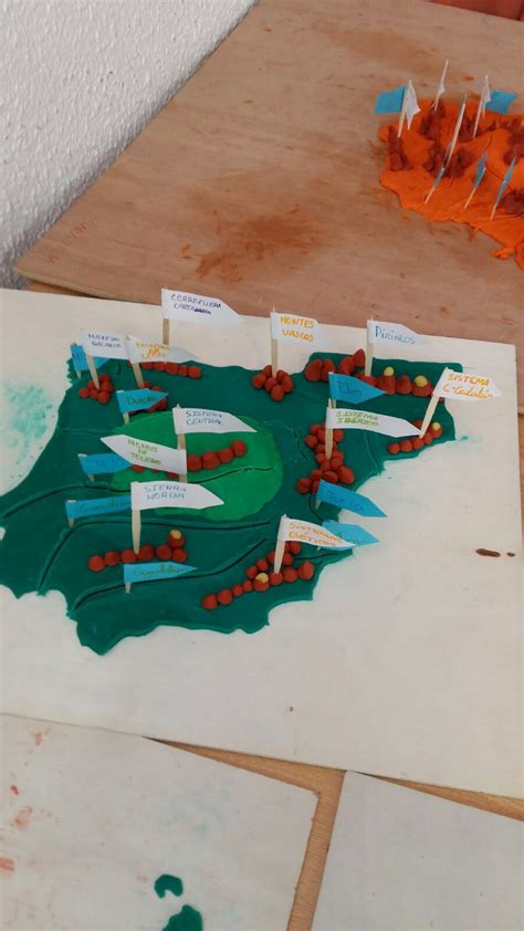 Ceip Juan Rico Y Amat Maquetas Mapa F Sico De La Pen Nsula Ib Rica