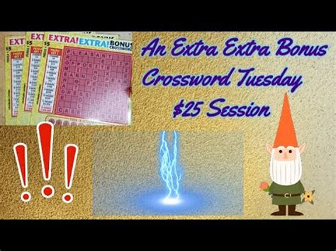 Crossword Tuesday With 25 Of Extra Extra Bonus Crossword Colorado