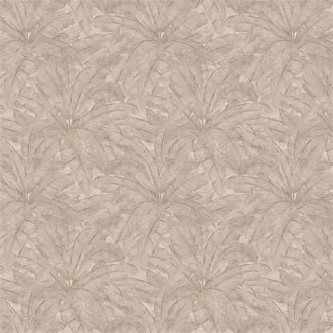 Jungle Leaf By Metropolitan Stories Taupe Wallpaper Wallpaper Direct