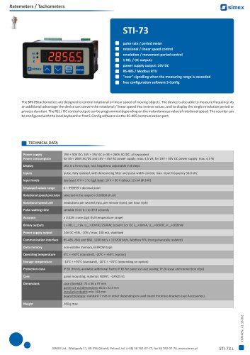 Tous Les Catalogues Et Fiches Techniques Pdf Simex Sp Z O O