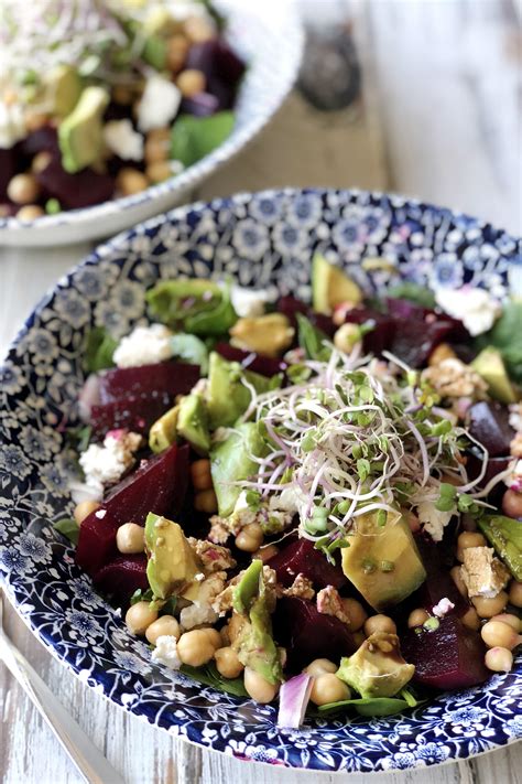 Zomerse Salade Met Bietjes En Geitenkaas HealthiNut