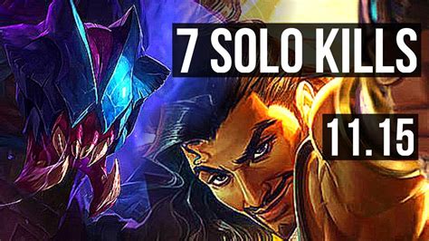 Rek Sai Vs Akshan Top Defeat Solo Kills Legendary Br Master