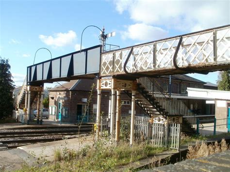 Abergavenny Railway Station Footbridge © Jaggery Geograph Britain