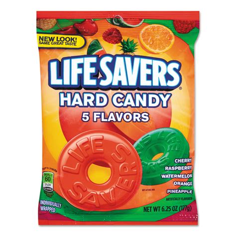 Hard Candy, Original Five Flavors, 6.25 oz Bag - superiorsanitary