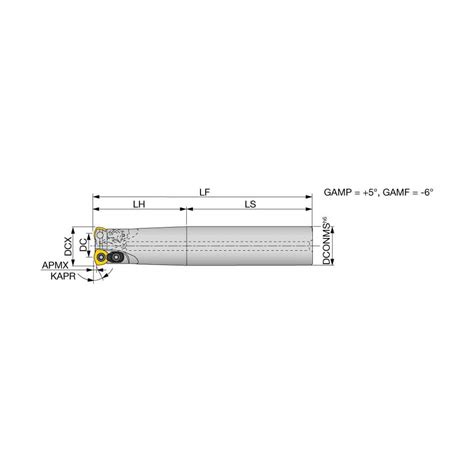 Tungaloy Indexable High Feed End Mill Mm Cut Dia Mm