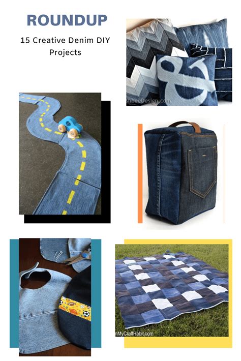 Roundup 15 Creative Denim Diy Projects On The Cutting Floor Printable Pdf Sewing Patterns