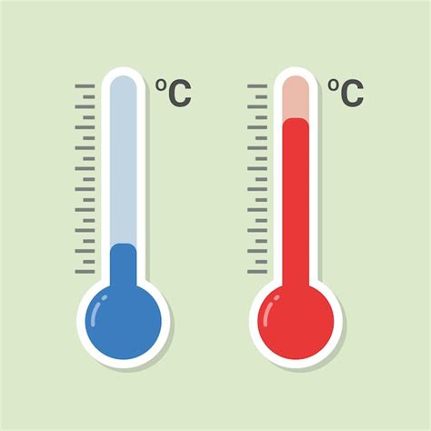 Term Metros Para Medir La Temperatura Vector Premium