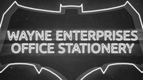 Wayne Enterprises On Behance