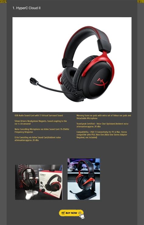 Hyper Cloud 2 Gaming Headset