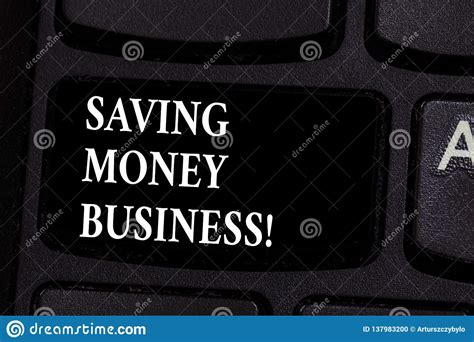 Writing Note Showing Saving Money Business Business Photo Showcasing