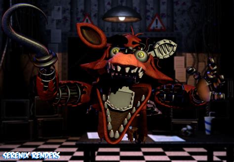 Withered Foxy Jumpscare Recreation By Zerodigitalartsymore On Deviantart