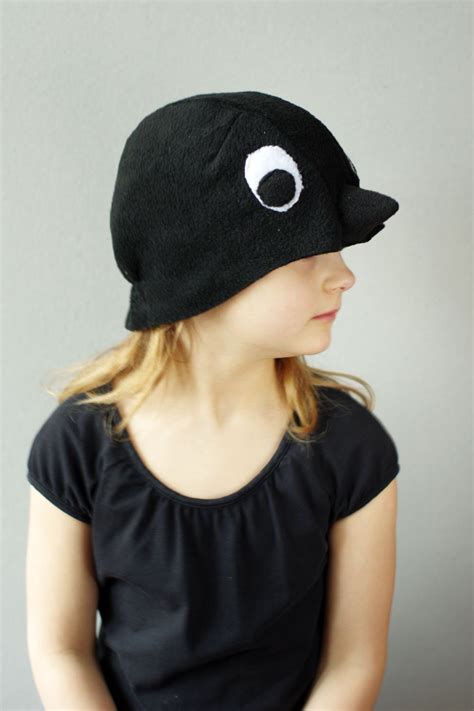 Kids Black Bird Halloween Costume Hat Kids Costume Swallow | Etsy