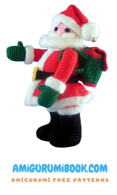 Here Comes Santa Claus Amigurumi Free Pattern Amigurumibook