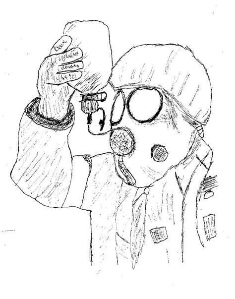 Gas Mask Soldier Drawing at GetDrawings | Free download