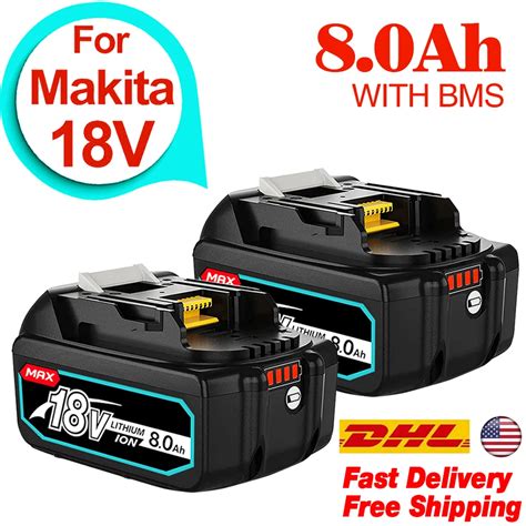 Makita 18V 6 0Ah Rechargeable Li Ion Battery For Makita Power Tool 18 V