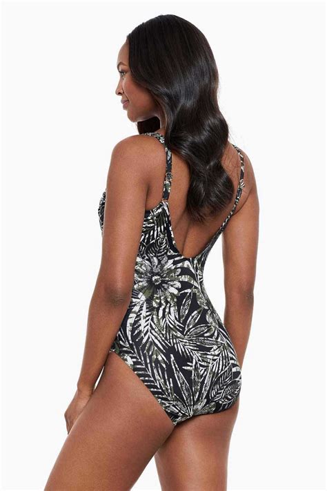 Miraclesuit Zahara Sanibel One Piece Swimsuit Black Multi Clearance