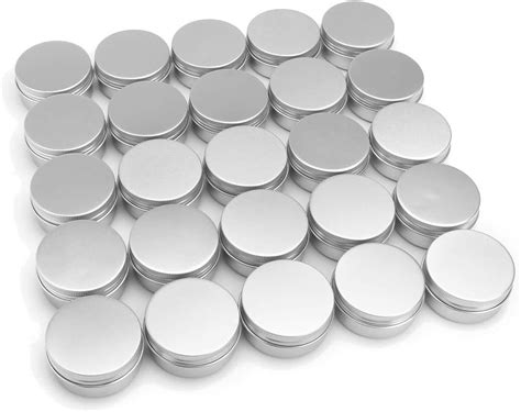 Amazon Oz Aluminum Empty Storage Screw Top Tin Jars With Lids