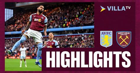 Resultados Aston Villa West Ham 4 1 9ª jornada de Premier League