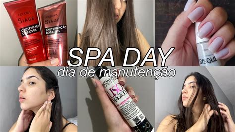 Spa Day Completo Em Casa Dia De Manuten O Cabelo Unhas