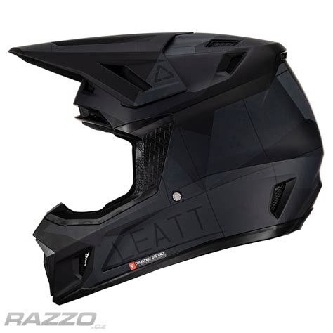 Mx Helma Leatt Helmet Kit Moto V Stealth Helmy Mx Enduro