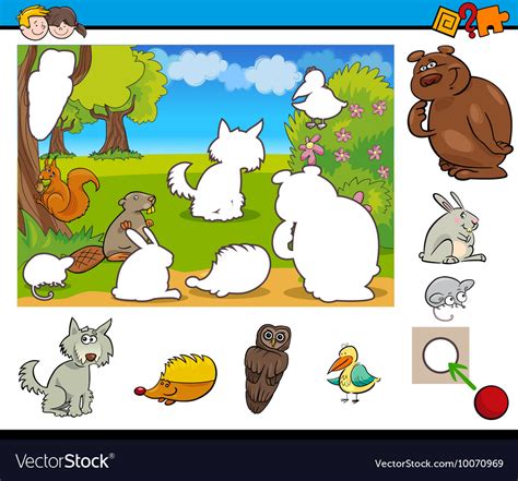 Cartoon game for kids Royalty Free Vector Image