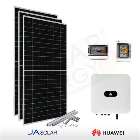 Kit Fotovoltaico Kw Ja Solar Huawei Predisposto Per Accumulo