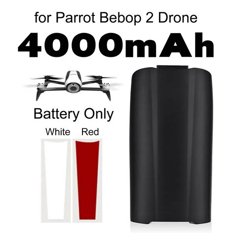 V Mah High Capacity Upgrade Rechargeable Battery For Parrot