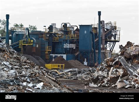 Louis Padnos Iron And Metal Company Recycling Yard In Holland Michigan