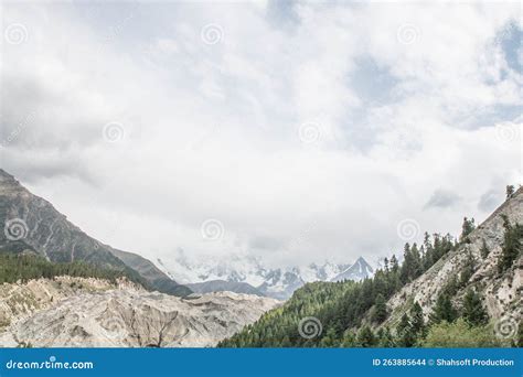 Fairy Meadows Nanga Parbat Beautiful Landscape Mountains View Stock ...