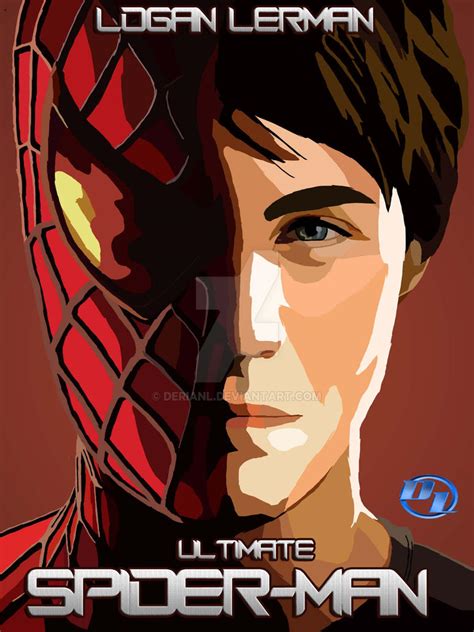 Logan Lerman as The Ultimate Spider-Man by derianl on DeviantArt