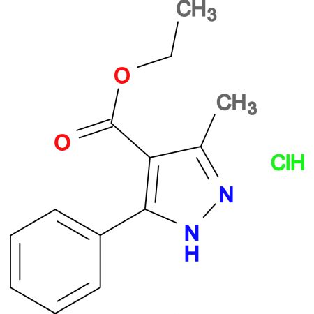 Ethyl 3 Methyl 5 Phenyl 1H Pyrazole 4 Carboxylate Hydrochloride 10 391378