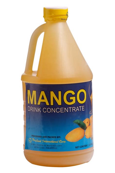 Mango Drink Concentrate Gallon Profoodcorp