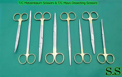 4 T C METZENBAUM SCISSORS 4 T C MAYO DISSECTING SCISSORS STRAIGHT