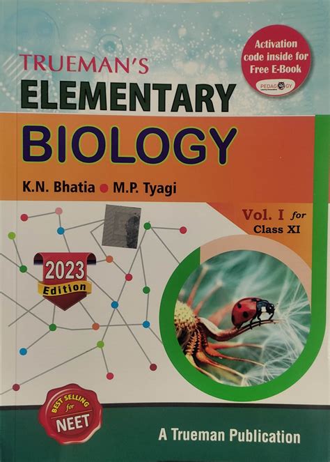 Trueman S Elementary Biology Vol I For Class Xi Heritage Publishers And Distributors Pvt Ltd