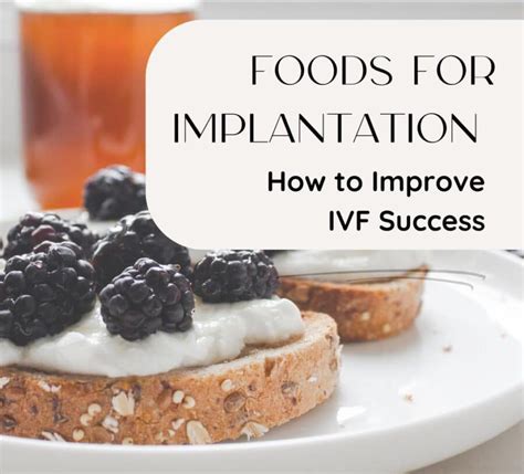 Implantation Foods Improve Ivf Success Live And Love Nutrition