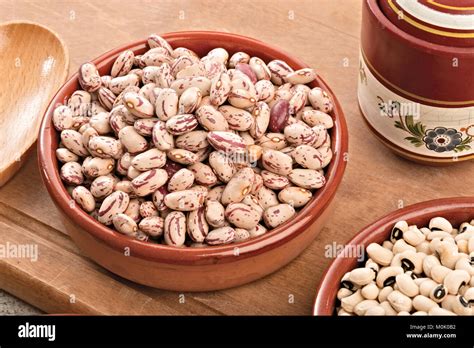 Borlotti Beans Above Stock Photo Alamy