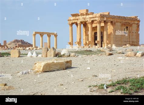 Ancient Ruins Of The Palmyra City At Present Destroyed In The Syrian