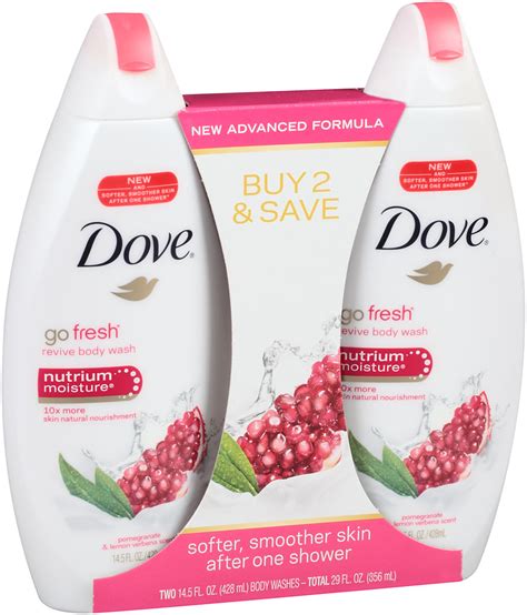 EWG Skin Deep Dove Go Fresh Nutrium Moisture Revive Body Wash