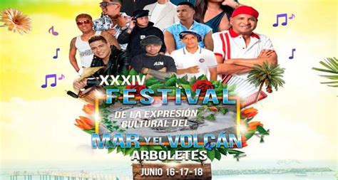 Festival de la Expresión Cultural del Mar y el Volcán 2023 en Arboletes