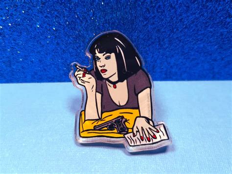 Mia Acrylic Pin Laser Cut Pin Laser Cut Jewelry 90s 90s Art 90s